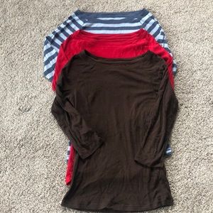 Gap 3/4 sleeve shirts
